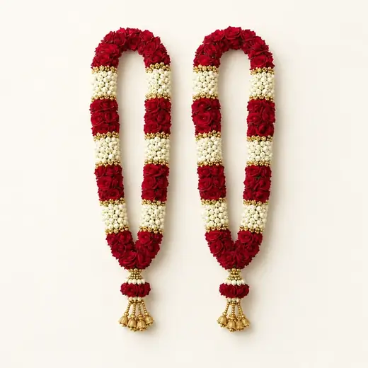 Varmala Pair, Rose & Mogra